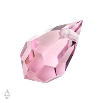 Preciosa MC Drop Pendant 681 6x10mm Pink Sapphire č.521