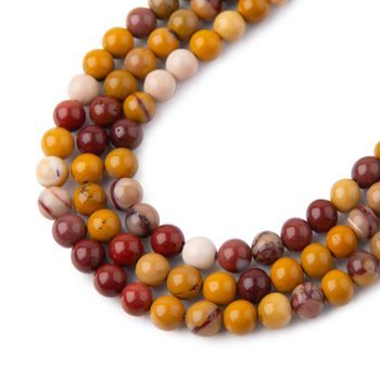 Mookaite Jasper beads 4mm