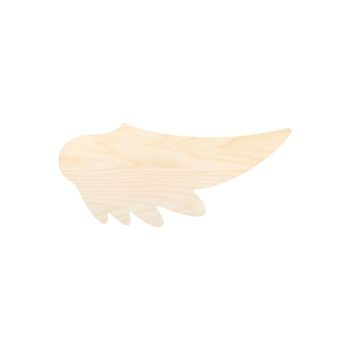 Wooden cutout angel wings shape 26,5cm