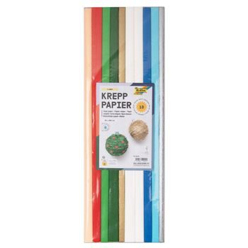 Crepe paper set Basic 10 pcs
