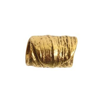 Nunn Design bead tube 12x7,5mm gold-plated