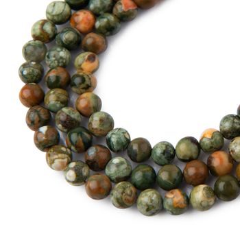 Rhyolite beads 6mm