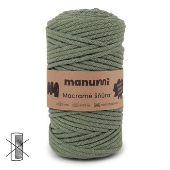 Manumi Șnur Macramé 5mm salvie