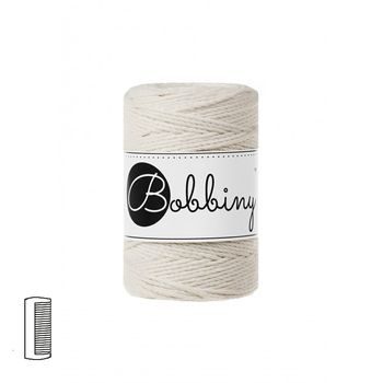 Bobbiny Macramé příze Baby 3PLY 1,5mm Natural