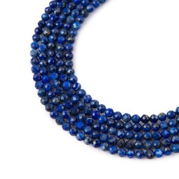 Lapis Lazuli AA faceted beads 3mm