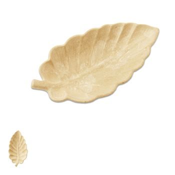 Silicone mould for creative clay bowl in the shape of a leaf