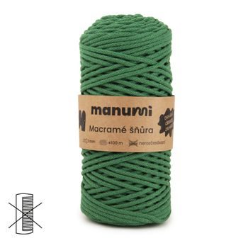 Manumi Șnur Macramé 3mm verde