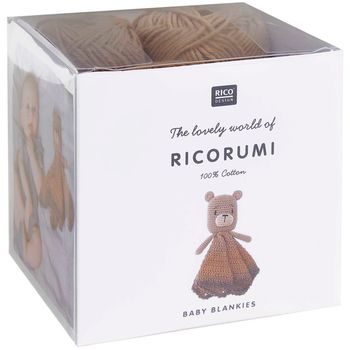 Rico design crochet set Baby blankies Bear