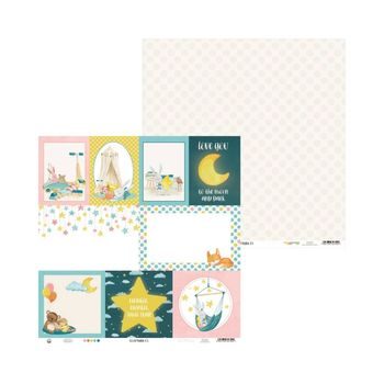 Set of papers with a print BASIC 20 sheets 24x34cm 270g/m²