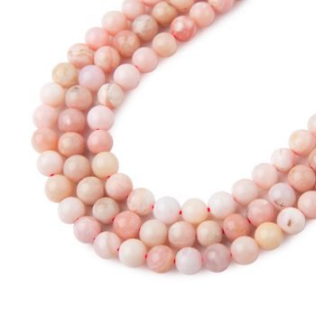 Pink Opal AAA beads 4mm