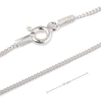 Silver chain with a clasp 18cm No.1257