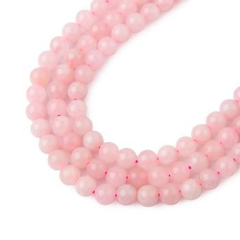 Madagascar Rose Quartz beads 4mm