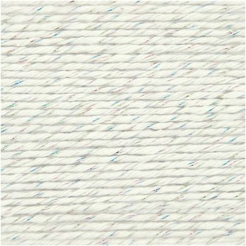 Háčkovací příze Ricorumi Twinkly Twinkly odstín 002 bílá