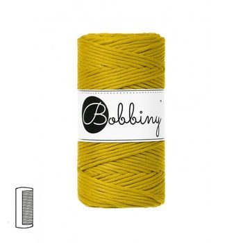 Bobbiny Fir textil Macramé Regular 3 mm Spicy Yellow