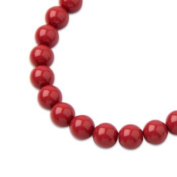 Preciosa Round pearl MAXIMA 8mm Crystal Cranberry