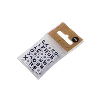 Sada barevných plastových korálků 7 x 4 mm se srdíčky