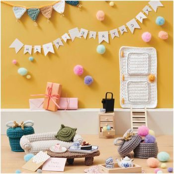 Bavlnená háčkovacia priadza Ricorumi dk odtieň 054 ekru