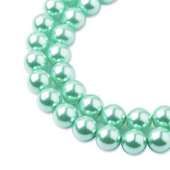 Perle cerate 8mm Mint green