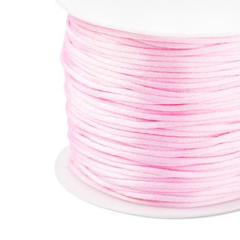 Nylon satin cord 1,5mm/2m Pearl Pink
