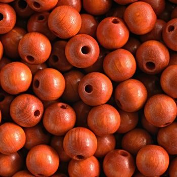 Manumi české dřevěné korálky 4 mm přírodní