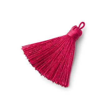 Jewellery tassel 3.5cm burgundy