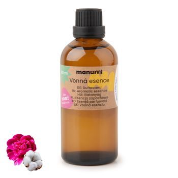 Manumi scented essence peony with cotton 100ml