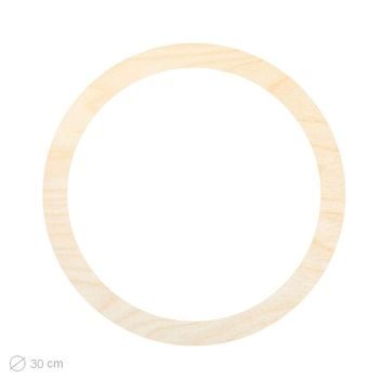Dřevěný výřez pro Macramé kruh 30cm