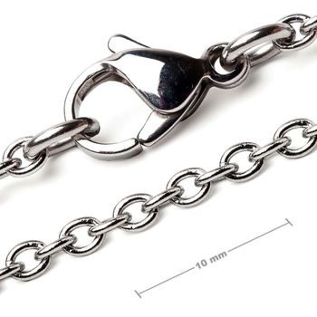 Stainless steel finished jewellery chain 50cm No.14