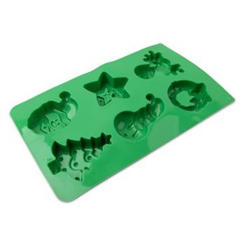 Silicone mould for casting creative clays Christmas mix 2