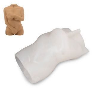 Silicone mould for casting creative clay Female torso 100x55mm