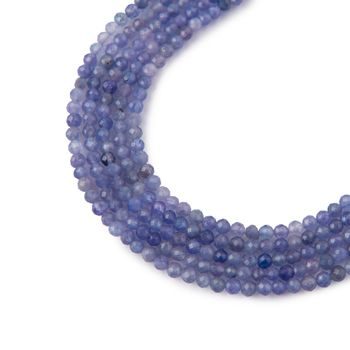 Tanzanite faceted beads 2mm