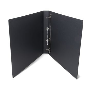 Scrapbooking ring album made of kraft cardboard 36.5x32.5x4cm black