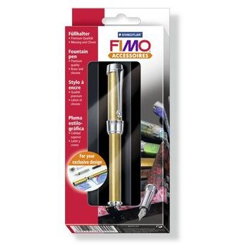 Fountain pen for coverage with FIMO