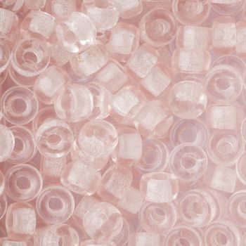 Czech glass large hole beads 6mm Rosaline