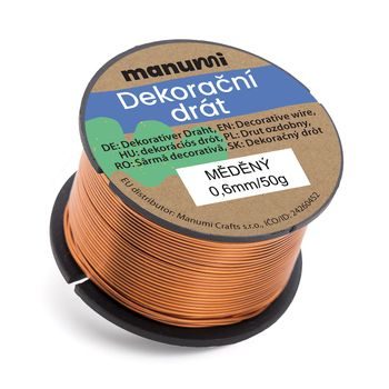 Medený drôt 0,6 mm/50 g