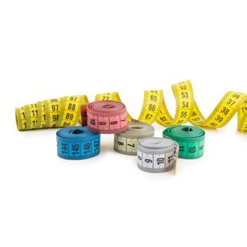 Sewing tape in a box 150cm mix of colours