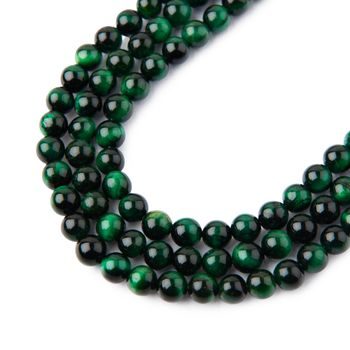 Green Tiger Eye AA beads 4mm