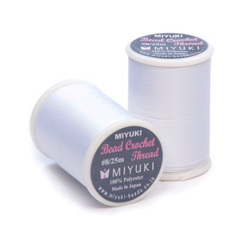 Miyuki fir textil pentru croșetat 0,45mm/25m nr.1