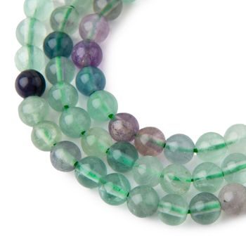 Rainbow Fluorite beads 8mm