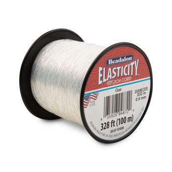 Beadalon elastomer 0,8 mm/100 m