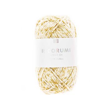 Ricorumi Spray Crochet Yarn shade 001 yellow