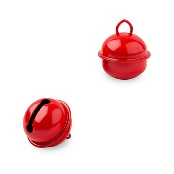 Jewellery jingle bell 24x22mm Cherry Red