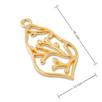 Amoracast pendant spring branches 22x12mm gold-plated