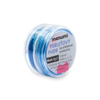 Pearly powder for crystal resin blue 3g