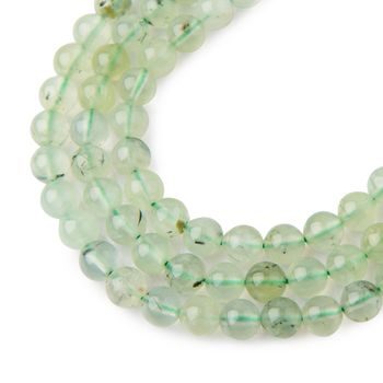 Prehnite AA beads 6mm