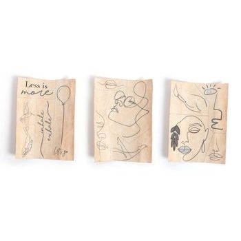 Kit for embroidering a table-cloth with a coffee design