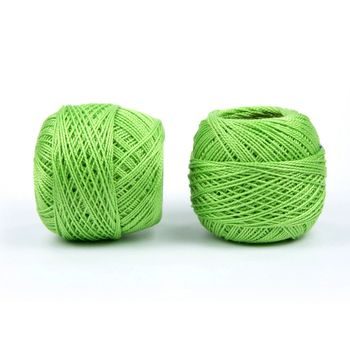 Pearl cotton thread green
