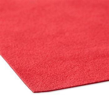 Ultrasuede beading foundation 21.6x10.8 cm red