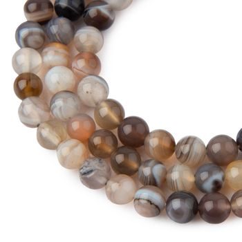 Botswana Agate beads 8mm