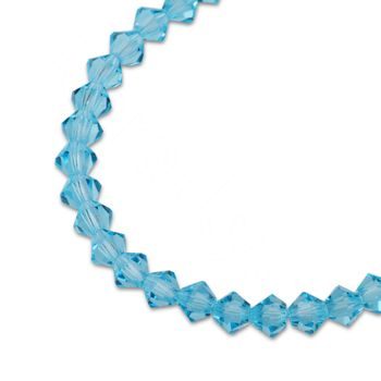 Preciosa MC bead Rondelle 4mm Aquamarine